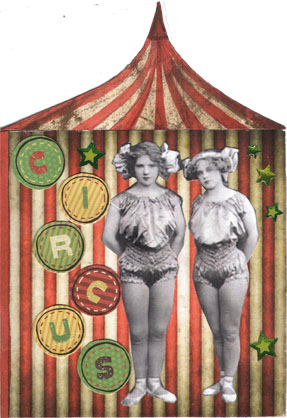 Vintage Circus Girls